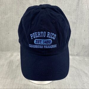 Newhatten  Puerto Rico Caribbean Paradise Ball Cap 100% Cotton Denim Adjustable